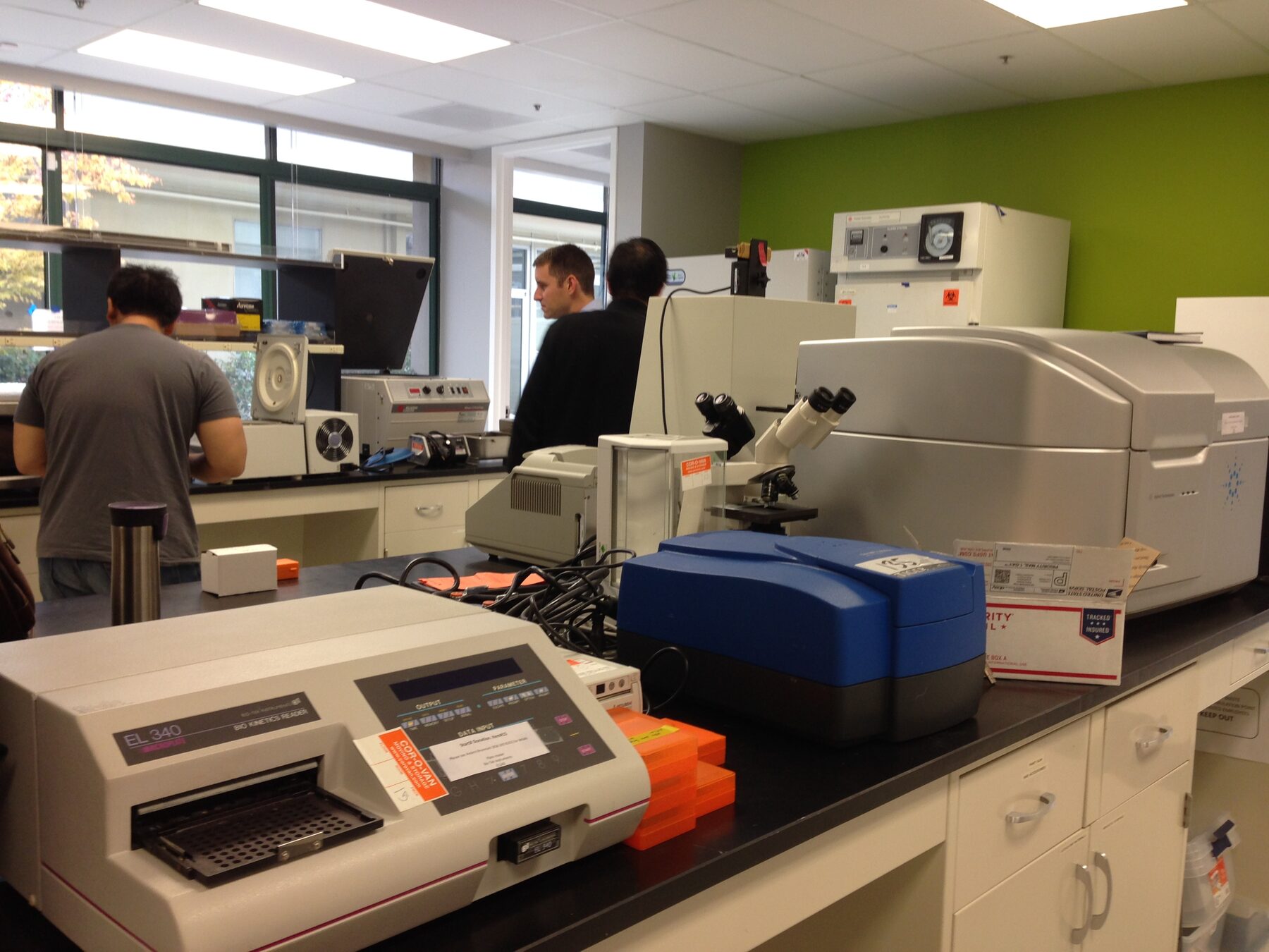 Lab bench space